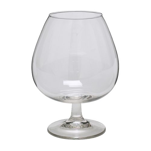 OPTIMAL Copo de brandy IKEA Copo muito grande para conservar bem o aroma. 