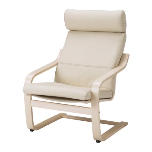 POÄNG Poltrona IKEA Estrutura de ripas coladas e torneadas, para uma elasticidade óptima. 