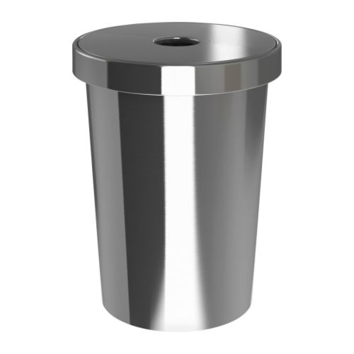 RUNDEL Cesto p/roupa IKEA A tampa pode ficar encaixada na extremidade do cesto; torna mais fácil colocar e tirar a roupa. 
