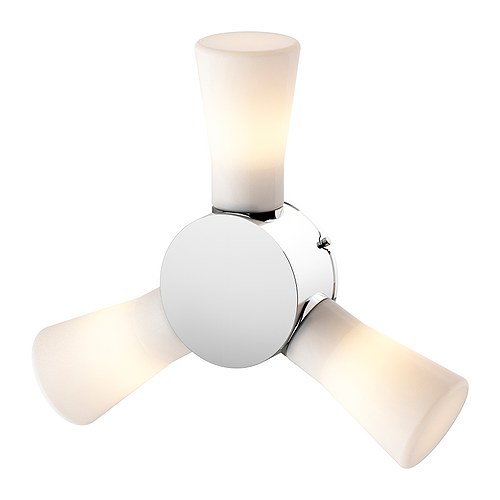 SÄVERN Candeeiro de teto IKEA Luz difusa; oferece uma boa iluminação geral.  Vidro soprado; cada candeeiro é único. 