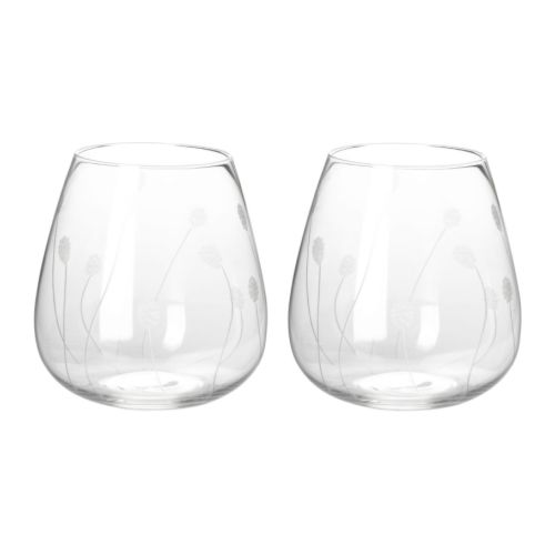 SKIR Copo IKEA Soprado artesanalmente e decorado à mão, cada produto é único. 