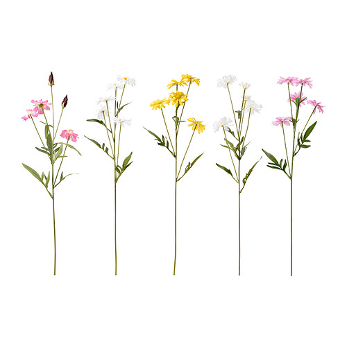 SMYCKA Flor artificial IKEA Planta artificial; mantém o bom aspeto sem esforço.  Caule com arame; fácil de dobrar e moldar como desejar. 