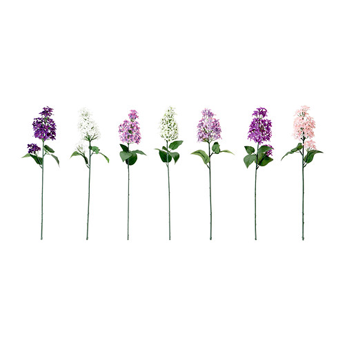 SMYCKA Flor artificial IKEA Planta artificial; mantém o bom aspeto sem esforço.  Caule com arame; fácil de dobrar e moldar como desejar. 