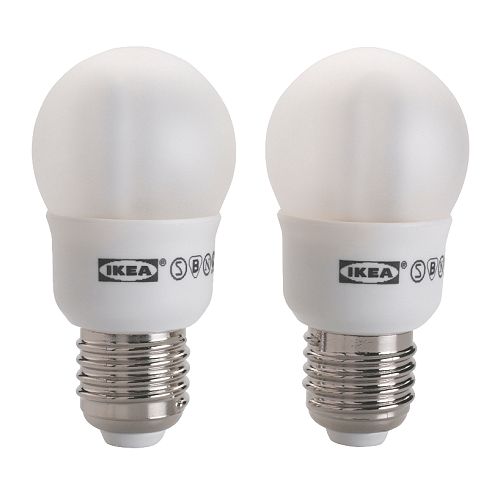 SPARSAM Lâmpada de baixo consumo E27 IKEA Eficiência energética; dura até 10 vezes mais do que uma lâmpada incandescente. 