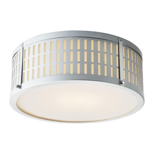 UTÄNG Candeeiro de tecto/parede IKEA Vidro fosco, fornece uma iluminação geral não encadeante. 