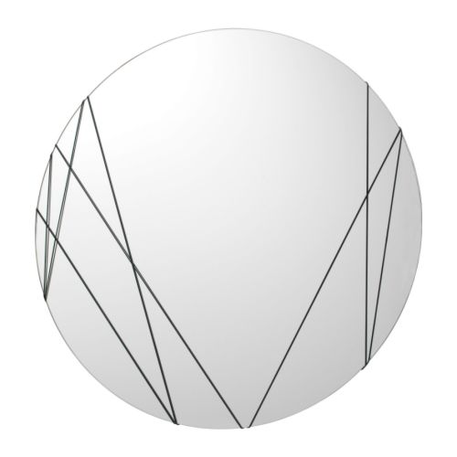 VÄNNA Espelho IKEA Crie o seu próprio padrão facilmente com os elásticos.  Pode ser pendurado sobre a cómoda MALM, o armário MÖRRUM ou o cabide ODDA. 