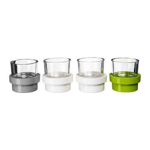 VISKA Porta-velas, conj. 8 IKEA