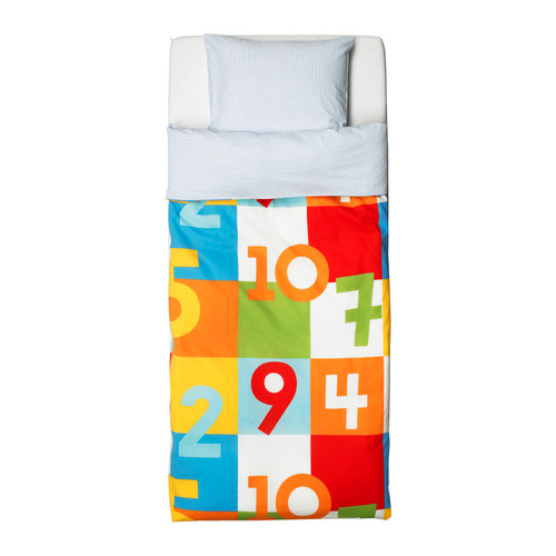 VITAMINER SIFFRA Capa de edredão e fronha IKEA Capa de edredão com lados contrastantes. 