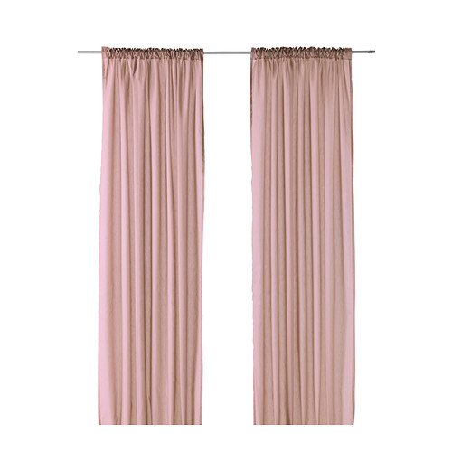 VIVAN Cortinado, 1 par IKEA O cortinado fino permite uma entrada de luz suave; perfeito para usar numa solução com outros cortinados ou painéis.