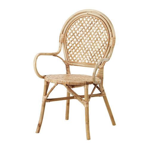 ÄLMSTA Scaun IKEA Lucrat manual; margini rotunjite, netede, cu model frumos detaliat.   Fiecare piesă de mobilier este unică. 