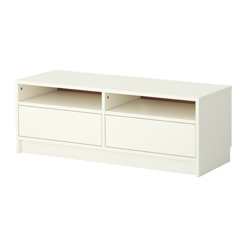 BENNO Comodă TV IKEA Orificiu pentru cabluri la spate.  2 compartimente deschise pentru DVD-player etc. 