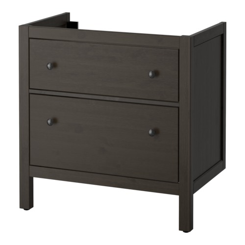 HEMNES Corp chiuvetă cu 2 sertare IKEA Măsurătorile suporturilor pentru birotică din interiorul sertarului se pot modifica uşor mutând separatorul. 