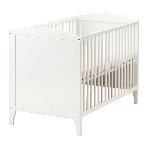 HENSVIK Pătuţ IKEA Somiera se poate aşeza la două înălţimi diferite. 