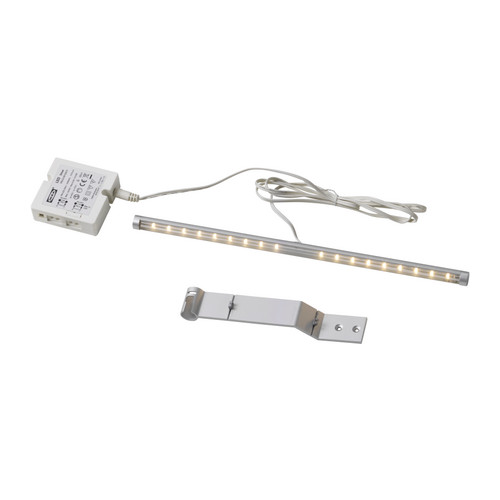 INREDA Bec LED dl IKEA LED; emite puțină căldură și poate fi folosit în spații strâmte cum ar fi sertarele, polițele sau dulapurile pentru haine. 