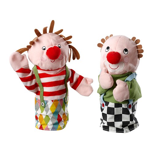KLAPPAR CIRKUS Marionetă IKEA O mărime; potrivită atât pentru adulţi, cât şi pentru copii. 