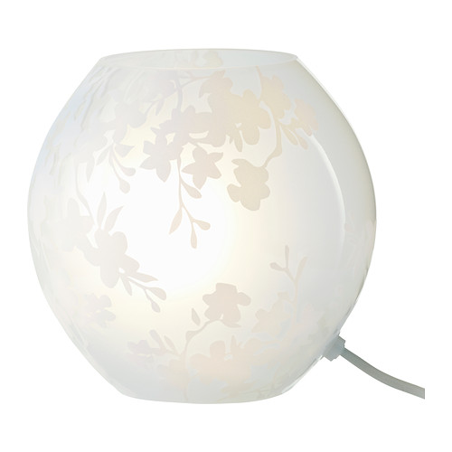 KNUBBIG Veioză decorativă IKEA Creează o lumină de atmosferă.  Sticlă lucrată manual; fiecare lampă este unică. 