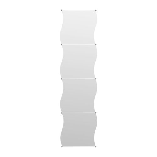 KRABB Oglindă IKEA A se monta pentru a obţine forma şi dimensiunea dorită.  Se poate folosi în zonele cu umiditate mare. 