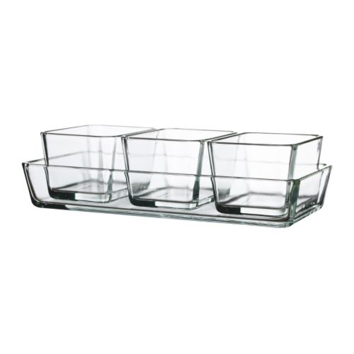 MIXTUR Set vase pentru servit, 4 buc IKEA