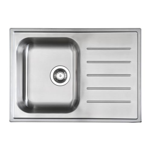 inbyggnadsdiskb�nk 1 ho m avr, rostfritt st�l boholmen