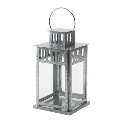 BORRBY Lykta för blockljus IKEA Kan användas både utomhus och inomhus.