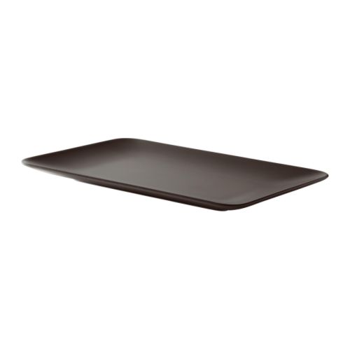 DINERA Tallrik brun L&auml;ngd: 30 cm Bredd: 20 cm  