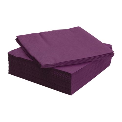 FANTASTISK Pappersservett IKEA Servetten har bra uppsugningsförmåga då den har tre pappersskikt.