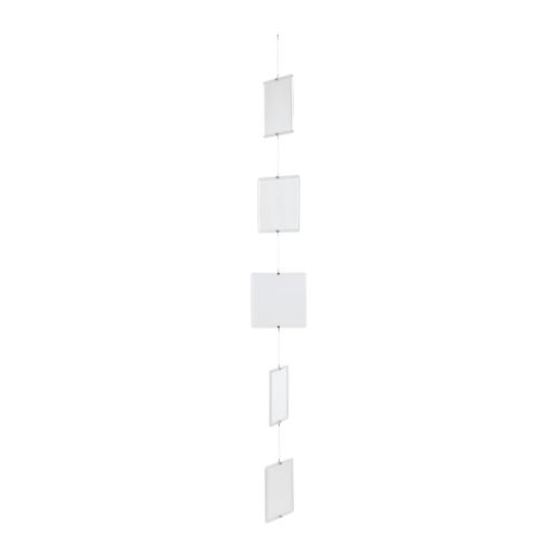 FINLIR FLADDRA Ram för 5-10 bilder IKEA Transparent; 2 kort kan sättas i varje bildhållare.