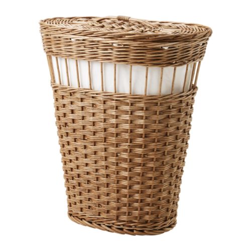 FLÄTA Tvättkorg, pil Bredd: 54 cm Djup: 39 cm Höjd: 61 cm  