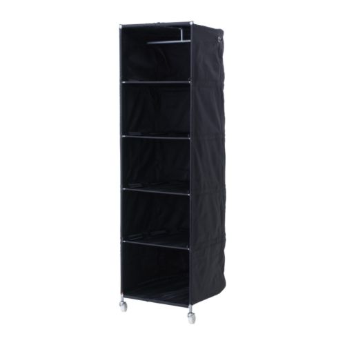 kl�df�rvaring/garderob garderober garderob , svart ikea ps