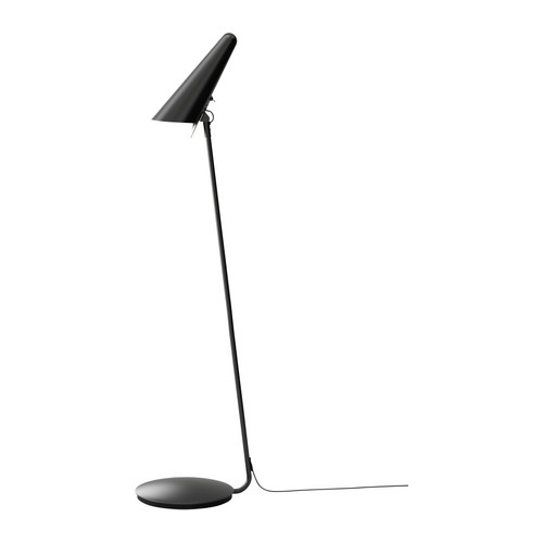 IKEA STOCKHOLM Golv/läslampa svart Djup: 35 cm Höjd: 140 cm Fotdiameter: 30 cm Sladdlängd: 2.0 m  