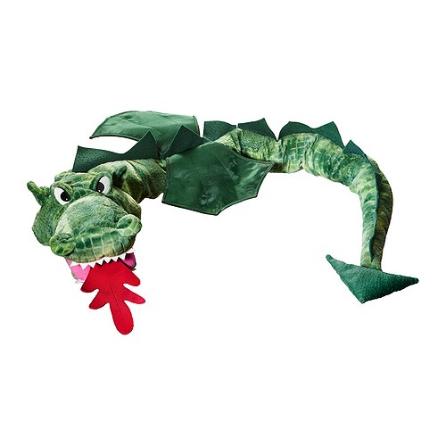 KLAPPAR DRAKE Mjukdjur L&auml;ngd: 143 cm  