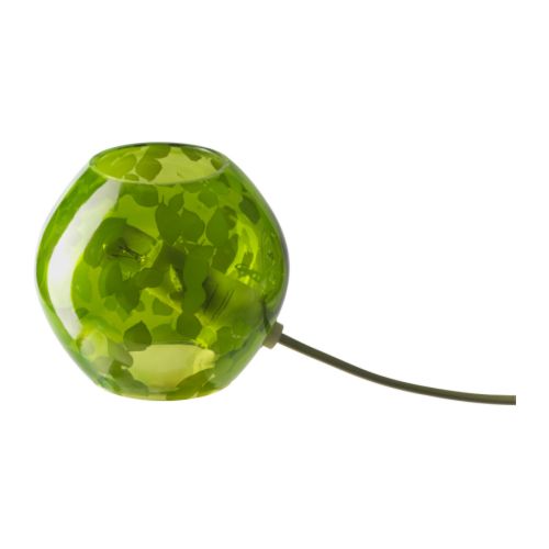 bordslampa lampor lampa belysning bordslampor bordlampor bordlampa belysning, f�gel, gr�n knubbig