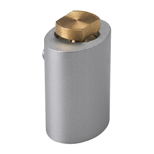 topp- och bottenskena, aluminiumf�rg kvartal
