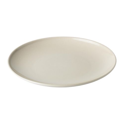 LUGN Tallrik, beige Diameter: 23 cm  