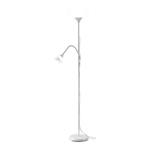golvlampa lampor lampa belysning golvlampor upp/l�slampa belysning, vit, vit not