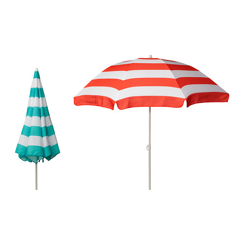 RAMSÖ Parasoll IKEA Mycket bra UV-skydd; tyget blockerar minst 95% av den ultravioletta strålningen. Tiltfunktion; skyddar mot solen hela dagen.