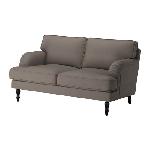 STOCKSUND 2sits soffa svart, Nolhaga gråbeige IKEA