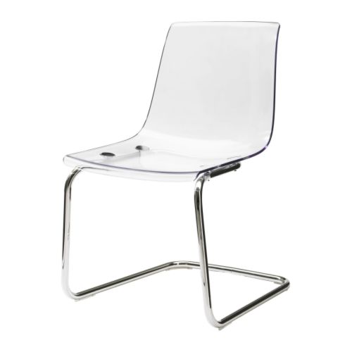 TOBIAS Stol transparent Bredd: 55 cm Djup: 56 cm Höjd: 82 cm Sitsbredd: 48 cm Sitsdjup: 46 cm Sitshöjd: 44 cm  
