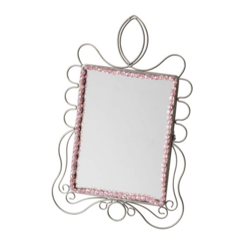 bordsspegel speglar spegel , p�rlor rosa v�nna