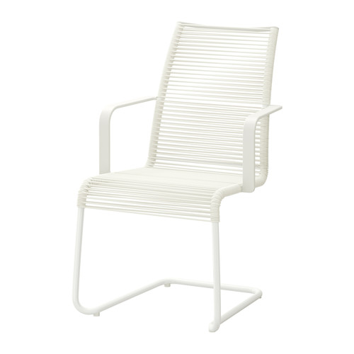 VÄSMAN Karmstol IKEA Materialen i denna utomhusmöbel är underhållsfria. Lätt att hålla ren; torka av med en fuktig trasa. Stolen har behaglig svikt.