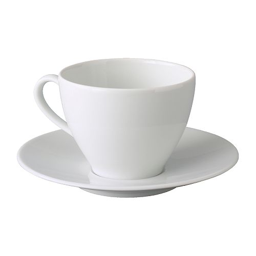 VÄRDERA Coffee cup and saucer IKEA