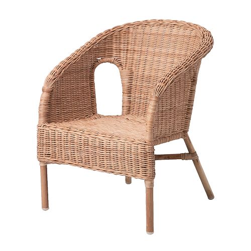AGEN Detské kreslo IKEA Stohovateľné, šetrí miesto, ak sa nepoužíva. 