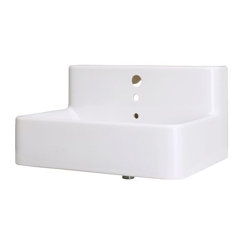 ÅNN Umývadlo IKEA Okraj je vytvarovaný tak, aby sa naň dalo odložiť mydlo, pohárik s kefkami a pod. 