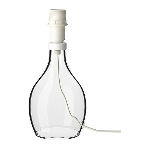BRÅN Noha stolovej lampy IKEA Fúkané sklo; každá lampa je unikátna. 