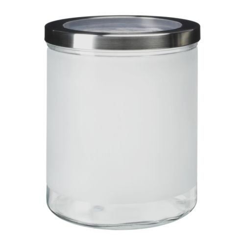DROPPAR Dóza s vrchnákom IKEA Priehľadné; ľahko zistíte, čo je vnútri. 