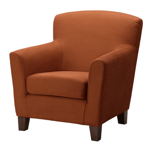 EKENÄS Kreslo IKEA Vysoká opierka; poskytuje jemnú a pohodlnú oporu pre krk a hlavu.  Pevný, jemne lesklý ženilkový poťah pre ešte jemnejší pocit. 