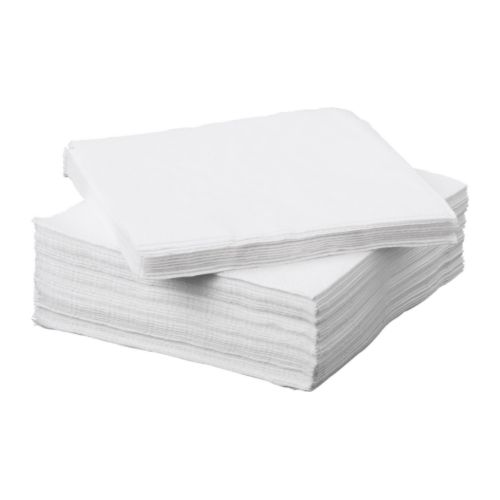 FANTASTISK Papierové obrúsky IKEA Papierové obrúsky sú vysoko absorbčné, pretože sú vyrobené z troch vrstiev papiera. 