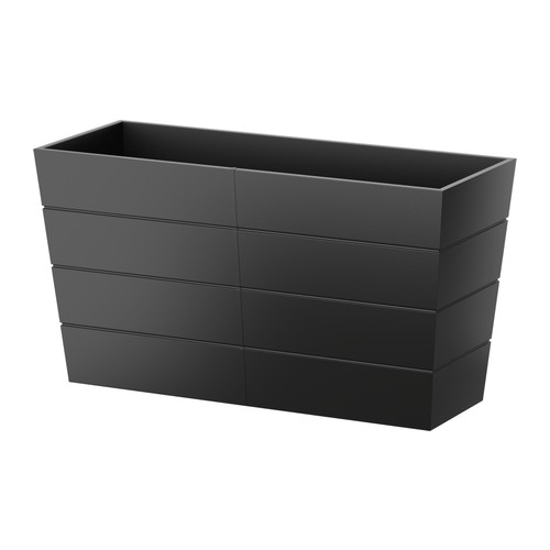 GRÄSET Kvetináč IKEA Galvanizované; chránené pred koróziou.  Odolné voči poveternostným vplyvom a trvácne. 