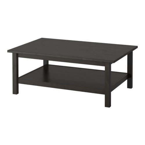 HEMNES Konferenčný stolík IKEA Masívne drevo; pre pocit prirodzenosti.  Oddelená polica na časopisy a pod. 