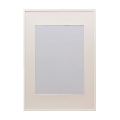 RIBBA Rám IKEA Ak sa použije so svorkou, hodí sa na obrazy formátu A4.   .  Pasparta zvýrazní samotný obrázok a uľahčí rámovanie. 